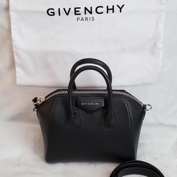 Givenchy Mini Antigona Goatskin Leather w/ FREE custom bag organizer - Picture 11 of 13